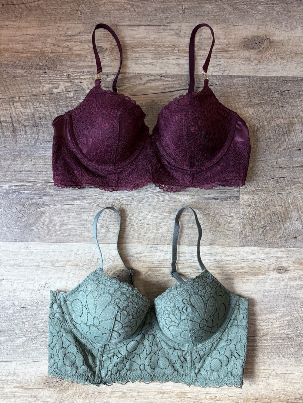 Aerie 34C Lace Bra Duo